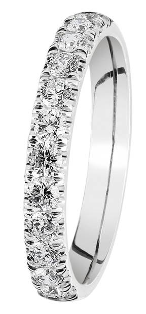 KOHINOOR Vega valkokultainen 033-445V-48 timanttisormus - Timanttisormukset - 033-445V-48-170 - 1