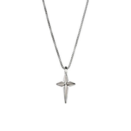 Lumoava Suojelija hopeinen risti riipus L50220300000 - Lumoava kaulakorut ja riipukset - L50220300000 - 1